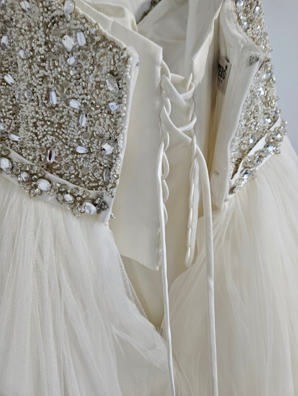 Maggie Sottero Wedding Strapless Beaded Ball Gown - Picture 9 of 12